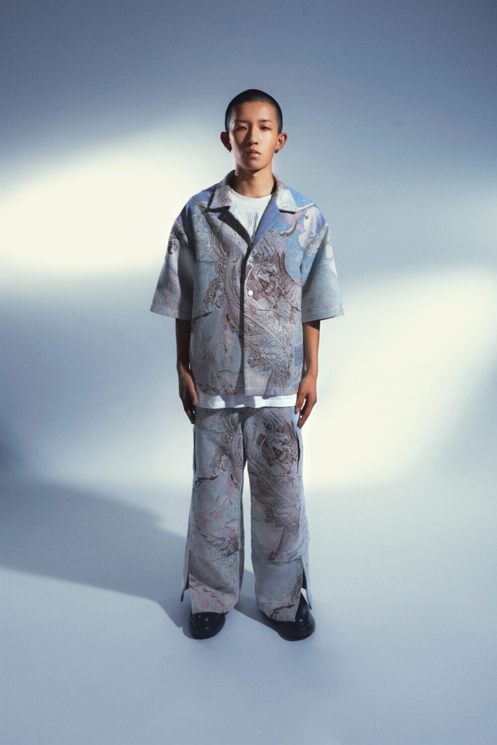 Holo Dragon Tapestry Shirt Jacket