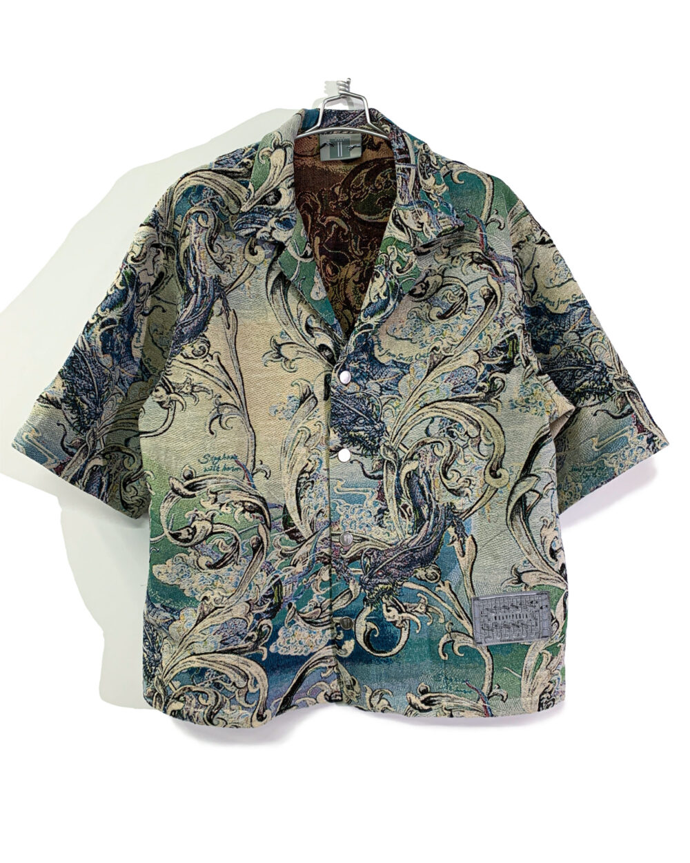 Jade Dragon Tapestry Shirt Jacket